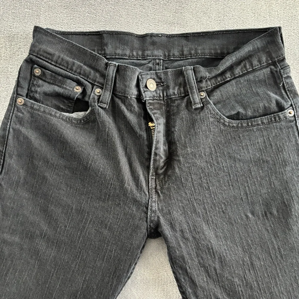 Levi's 511 Slim Fit Jeans Mens W29‎ L30 Black Denim Pants